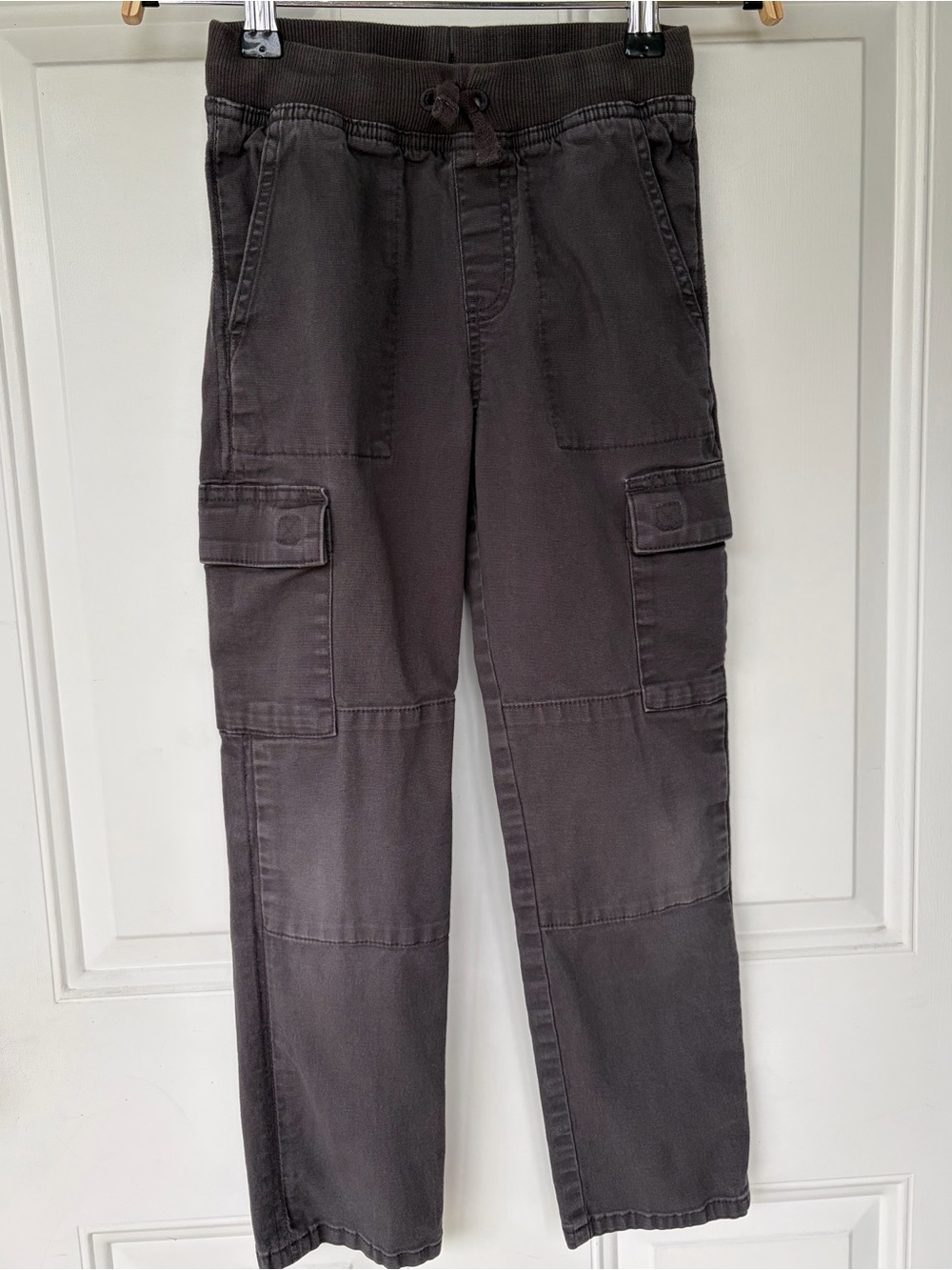 •Hanna Andersson• Boys Gray Utility Cargo Pants - Size 8 (130)